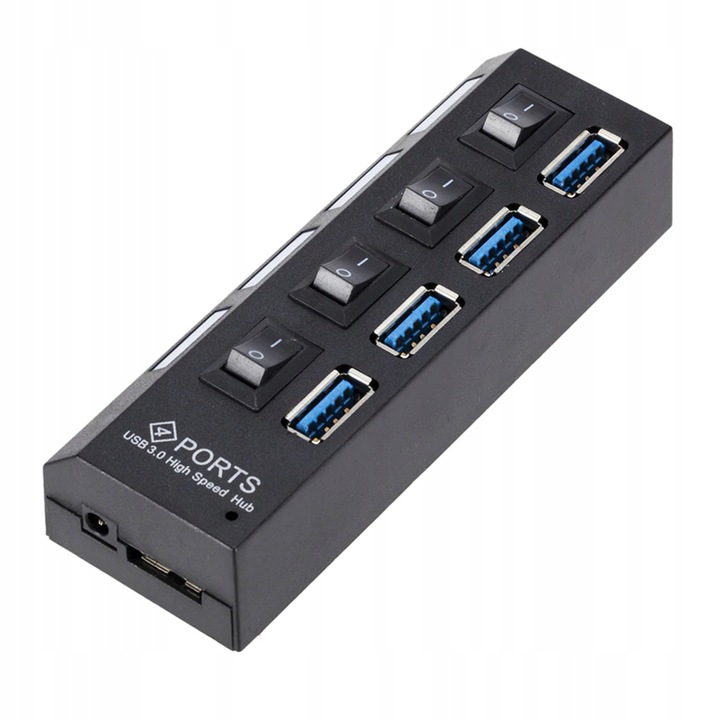 HUB USB ROZDZIELACZ 4 PORTÓW ROZGAŁĘŹNIK USB 3.0