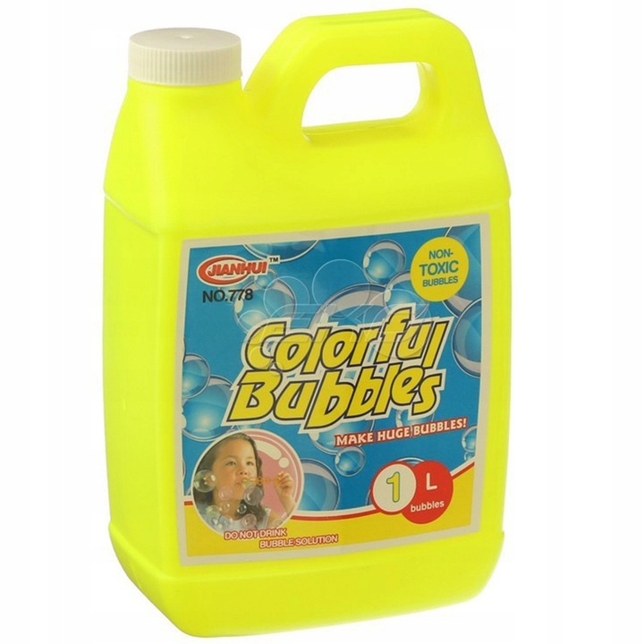 PŁYN DO BANIEK MYDLANYCH 1L ZAPAS BAŃKI MYDLANE