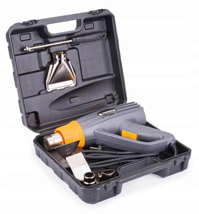 Opalarka ELEKTRYCZNA 2000W 2 biegi 4 Dysze ZESTAW