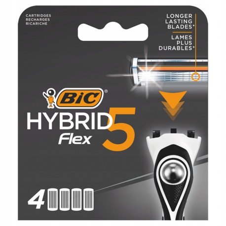 BIC Hybrid 5 Flex Maszynka do Golenia + 6 wkładów
