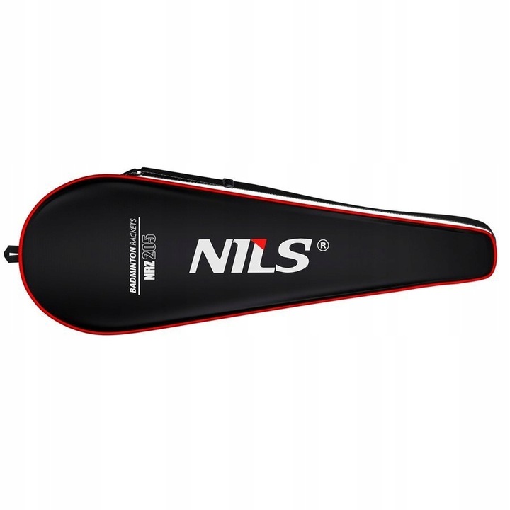 NILS Zestaw 2 Rakiety + 6 Lotek Piórowych Do Gry W Badmintona W Pokrowcu