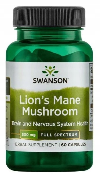 SWANSON FS LIONS MANE (soplówka jeżowata) 60kaps