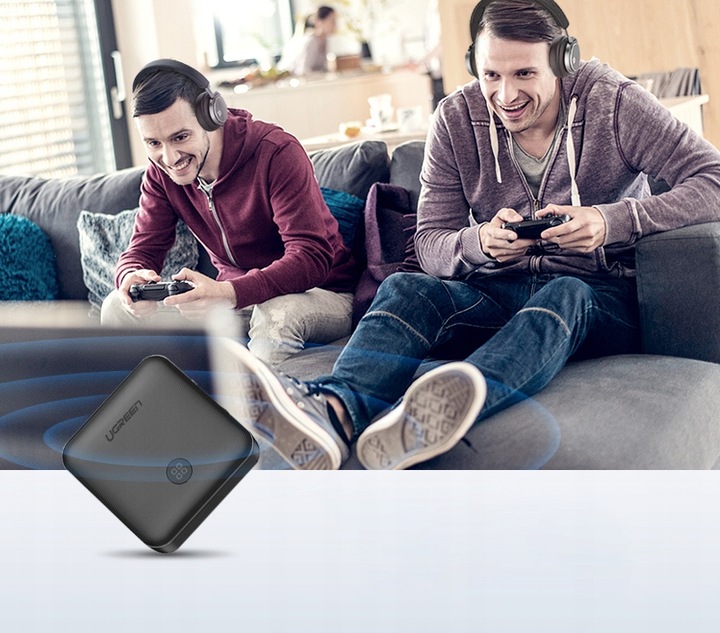 UGREEN Adapter Odbiornik Transmiter Audio Bluetooth 5.0 Mini Jack