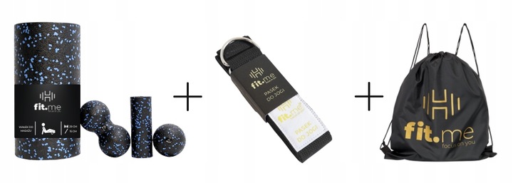 ZESTAW ROLLERÓW DO MASAŻU WAŁEK DUŻY MAŁY PIŁKA POJEDYNCZA DUOBALL EPP 4W1