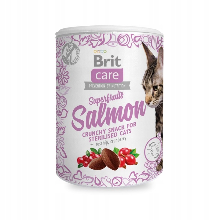 Przysmak dla Kota Brit Care Snack Superfruits Mix Smaków 5 szt*100g