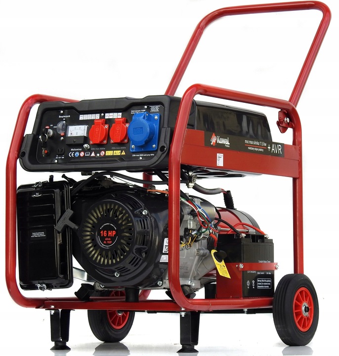 PROFESJONALNY AGREGAT PRĄDOTWÓRCZY 11,8kW ELSTART AVR MIEDŹ STOJAN