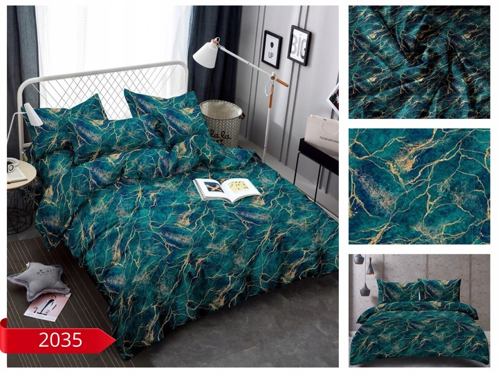 POŚCIEL 160x200 +2 POSZEWKI KOMPLET POŚCIELI 3D DWUSTRONNA