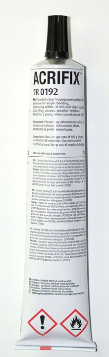 Acrifix 192 Profesjonalny Klej do Szybkiego łączenia Akrylu Poliwęglanu