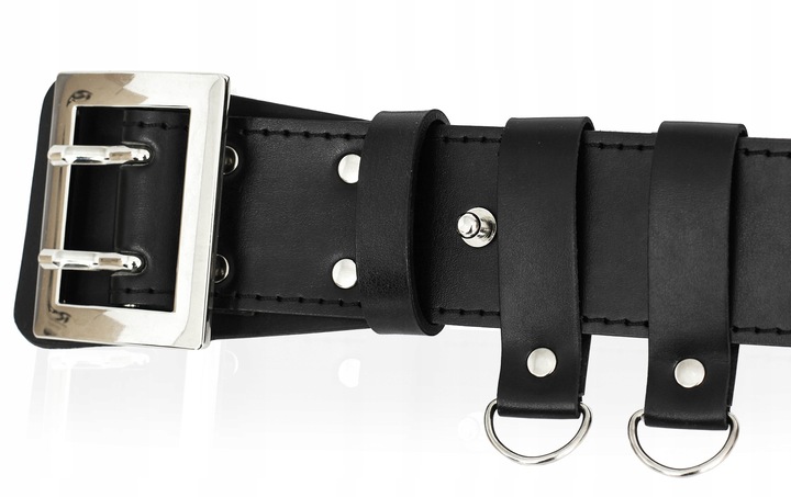 PAS oficerski skórzany pasek wojskowy SKÓRA r. 105