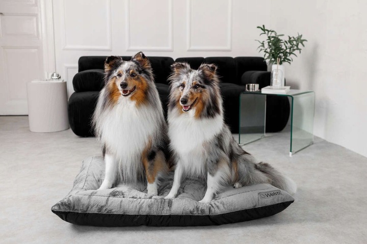 PLUSZOWE legowisko dla psa spanie łóżko Welsti duże 100x70 puszyste
