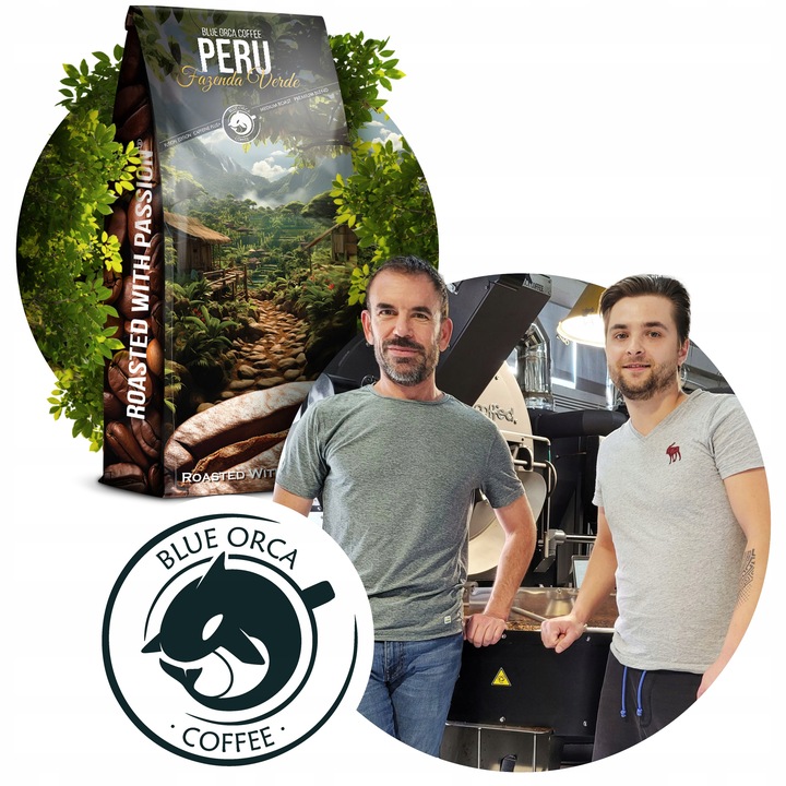 Kawa ziarnista 1kg PERU FAZENDA VERDE Fusion Edition Blue Orca +