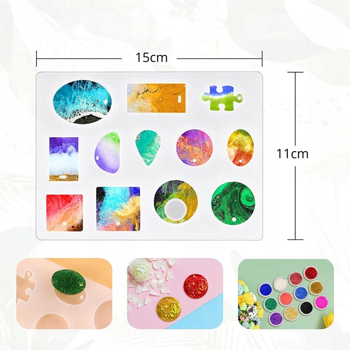 ŻYWICA EPOKSYDOWA ZESTAW STARTOWY DO ROBIENIA BIŻUTERII DLA DZIECI DIY