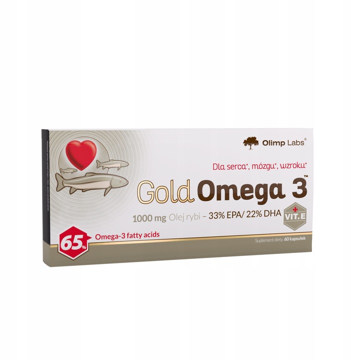 OLIMP GOLD OMEGA 3 120kaps ZDROWY UKŁAD KRĄŻENIA KWASY OMEGA