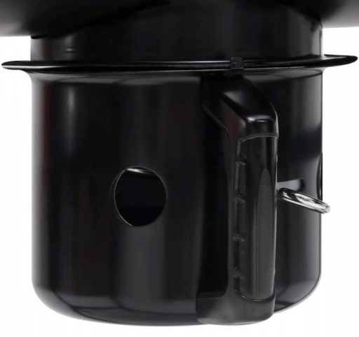 GRILL WĘGLOWY OGRODOWY 2 RUSZTY CHROMOWANE 2 PÓŁKI POPIELNIK TERMOMETR STAL