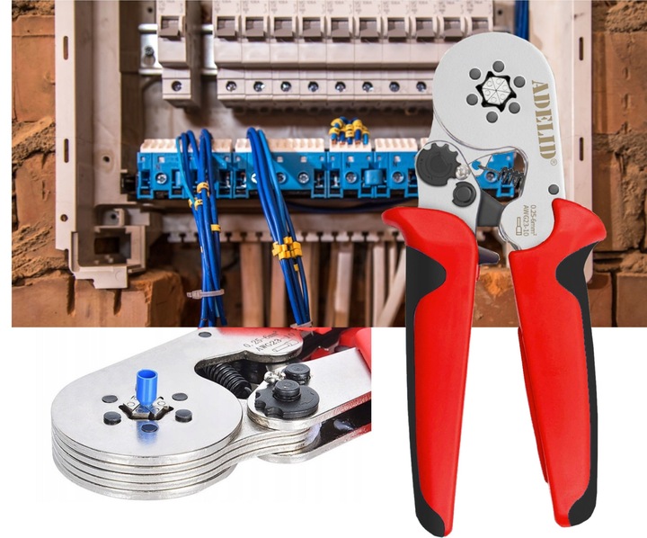 ZACISKARKA PRASKA TULEJEK DO KABLI SZEŚCIOKĄTNA