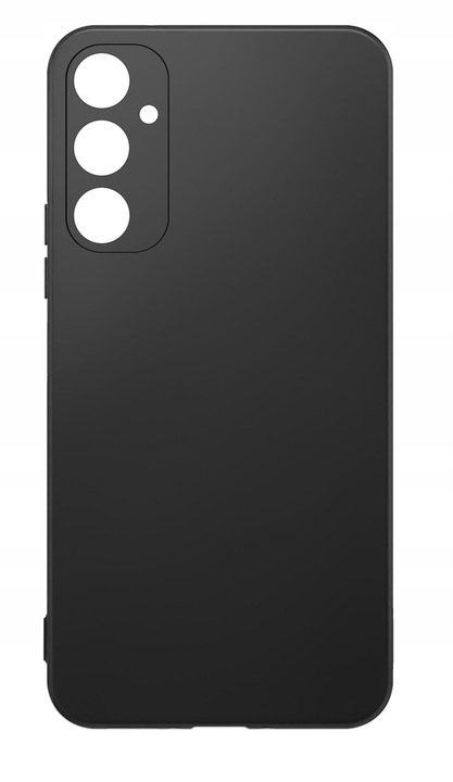 ZESTAW Etui do Samsung A05s Matowe Czarne Silikon Slim + 3 SZTUKI SZKŁO