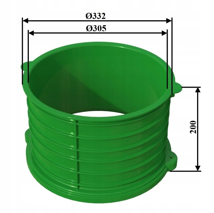 NADSTAWKA NADBUDOWA STUDZIENKI FILTRA DROP 20 CM NSR 20 MARSEPLAST