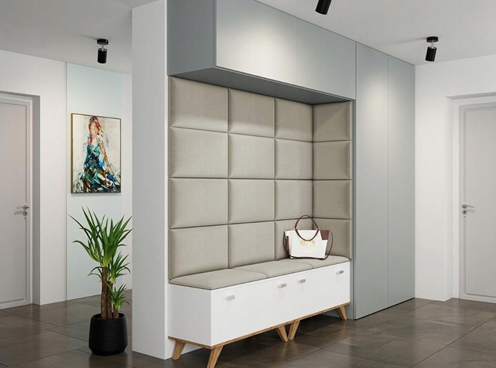 60x40 PANELE ŚCIENNE TAPICEROWANE WEZGŁOWIE panel tapicerowany tkanina