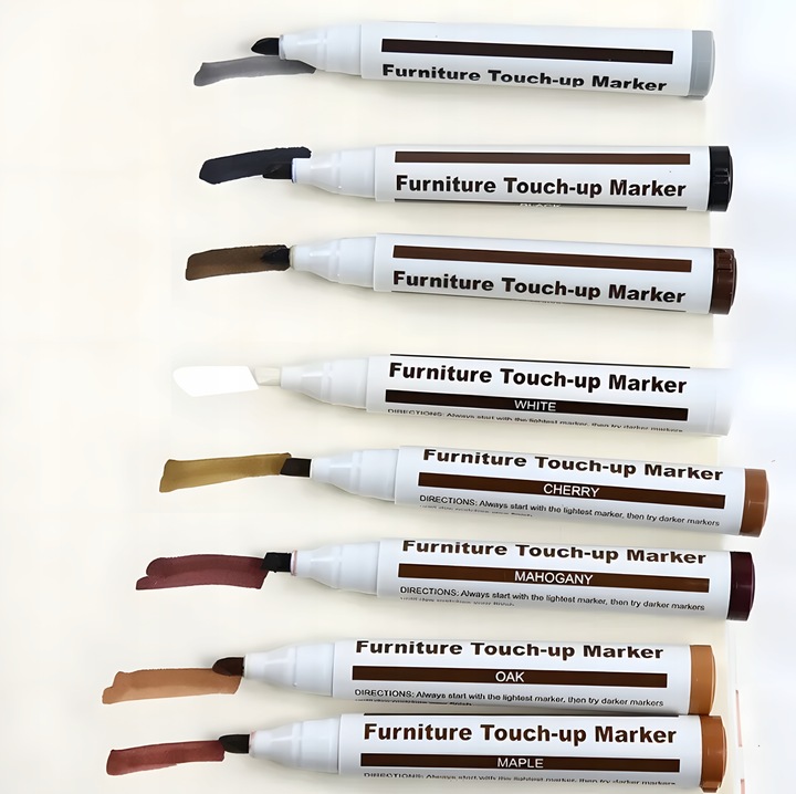 ZESTAW NAPRAWCZY MARKERY DO RYS NAPRAWY PANELI MEBLI DREWNA DRZWI WOSK