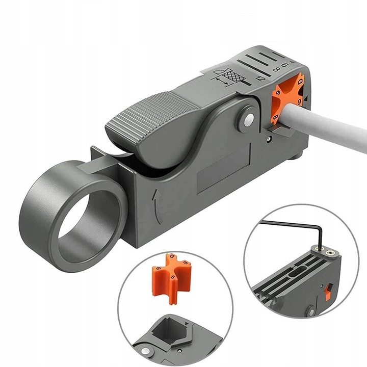 ZACISKARKA WCISKACZ ZESTAW SZCZYPIEC KOMPRESYJNYCH + 20SZT WTYCZKA F RG59/6