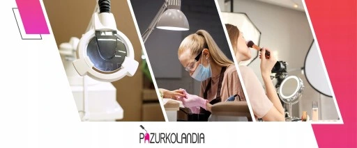 LAMPA LED LUPA kosmetyczna do rzęs makijażu biała