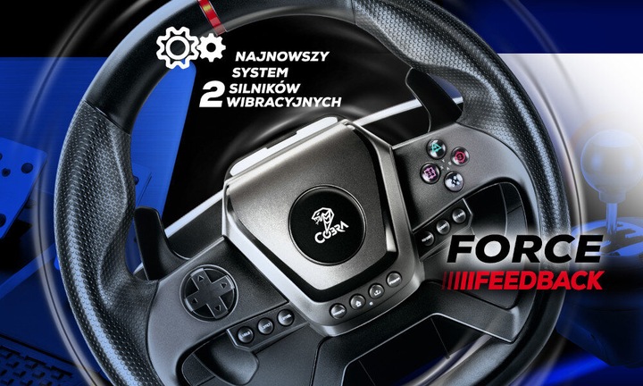 Kierownica COBRA GT987FF (PC/PS4/XBOX ONE)