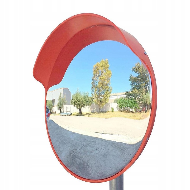 NIETŁUKĄCE LUSTRO WYJAZDOWE MAGAZYNOWE DROGOWE 60CM 600MM SFERYCZNE u-18a