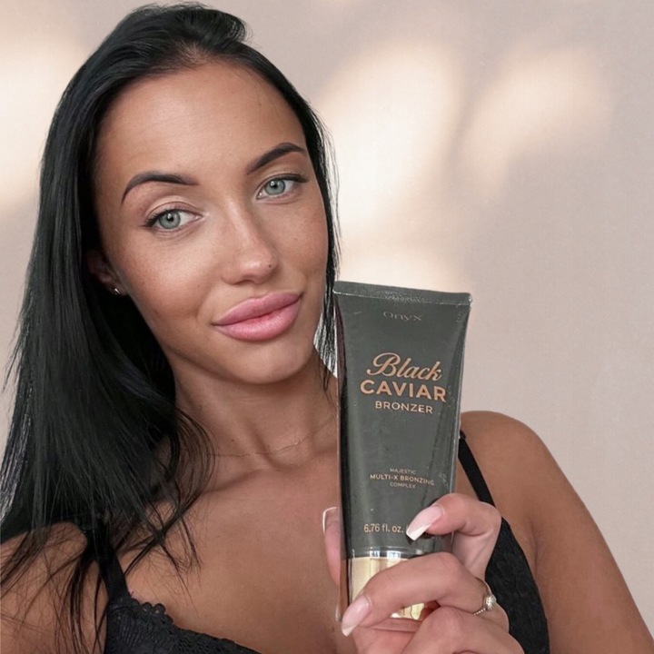 Onyx Black Caviar mocny ciemny bronzer do opalania w solarium +próbki