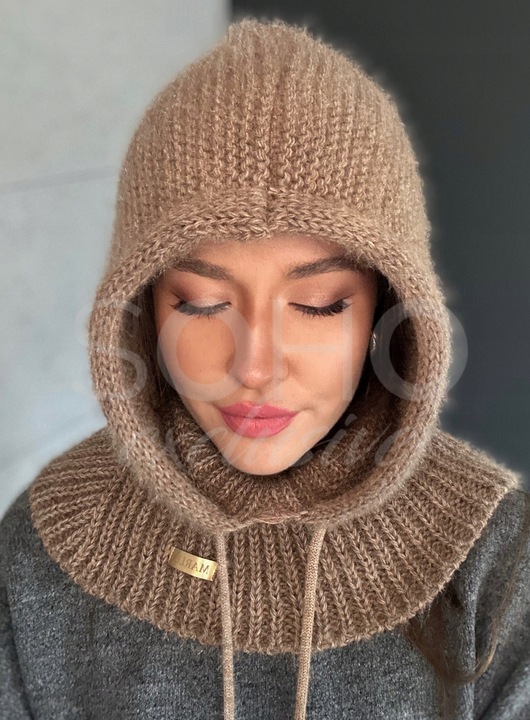 BALACLAVA CZAPKA KAPTUR KOMINIARKA GOLF UNISEKS MIĘKKI CIEPŁY MODNY K