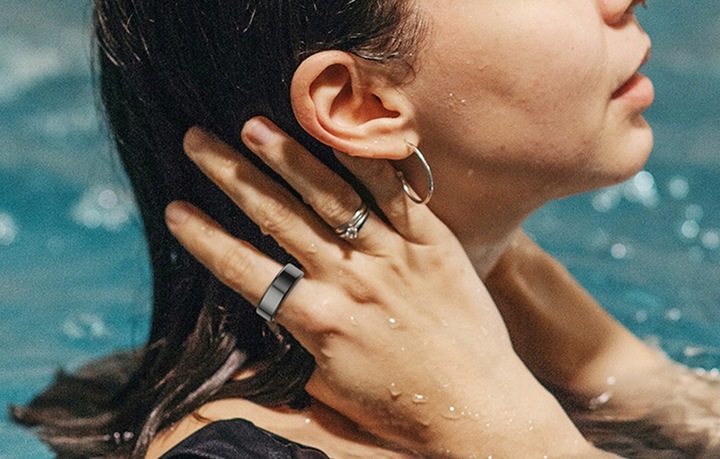 Smartring Colmi R02 20.3mm Smart Ring Roz. 11 Ip68 Monitor Snu Czarny