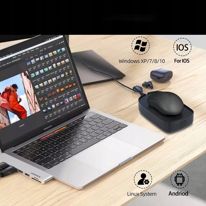 MOUSE JIGGLER MOVER AUTOMATYCZNY USB DLA ZACHOWAJ AKTYWNY EKRAN KOMPUTER