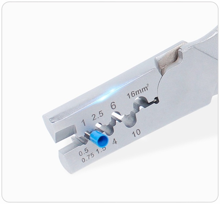 ZACISKARKA PRASKA DO KABLI TULEJEK KOŃCÓWEK 0,5-16