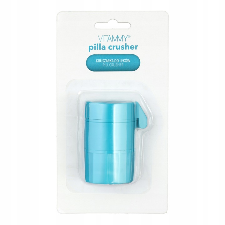 GILOTYNA DO LEKÓW KRUSZARKA DO TABLETEK VITAMMY PILLA CRUSHER 2W1 TRWAŁA