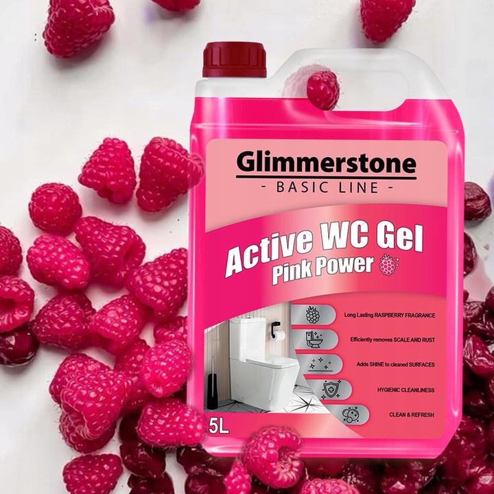 ŻEL PŁYN DO CZYSZCZENIA WC TOALETY SANITARIATÓW TOALET BEZ KAMIENIA 5L