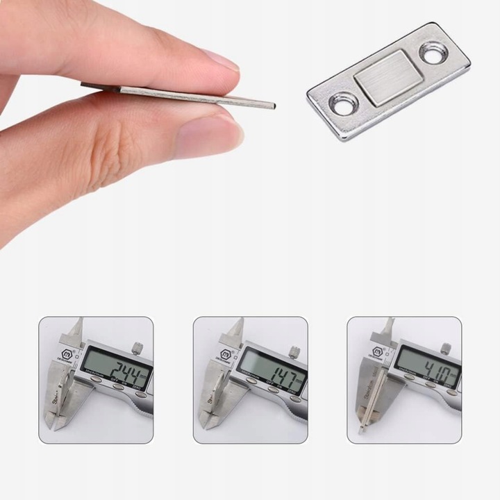 MAGNES DO DRZWI SZAFY PRZESUWNEJ MOCNE MAGNESY DO SZAFEK SZUFLAD