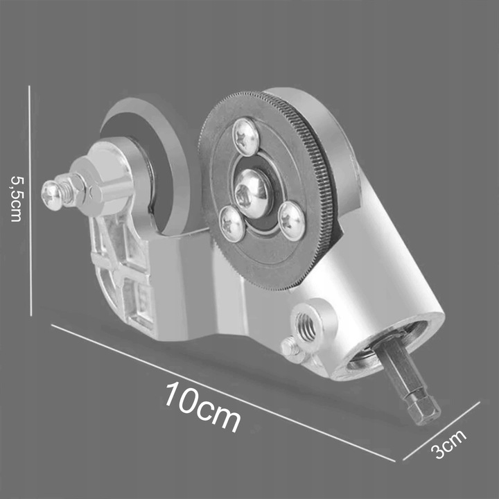 ADAPTER DO CIĘCIA BLACHY NA WKRĘTARKĘ WIERTARKĘ PRZYSTAWKA NOŻYCE