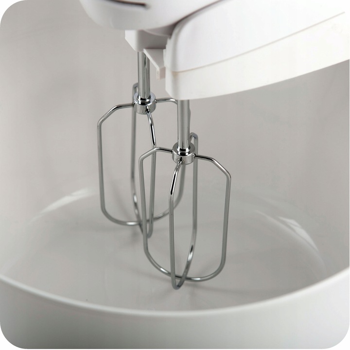 MIKSER RĘCZNY ROBOT KUCHENNY Z OBROTOWĄ MISĄ 3L 550W 5 PRĘDKOŚCI 2