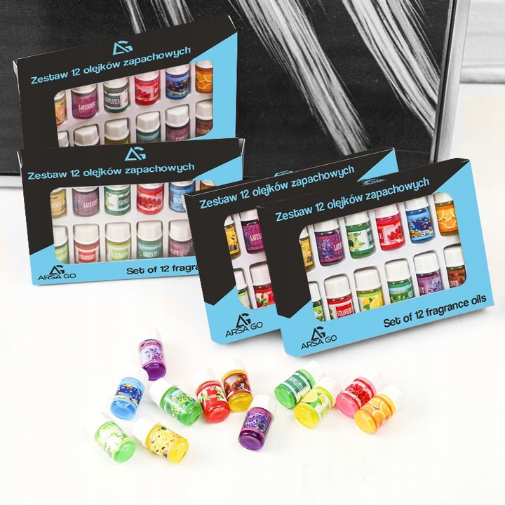 NAWILŻACZ POWIETRZA JONIZATOR AROMATERAPIA DYFUZOR TIMER PILOT + 12x