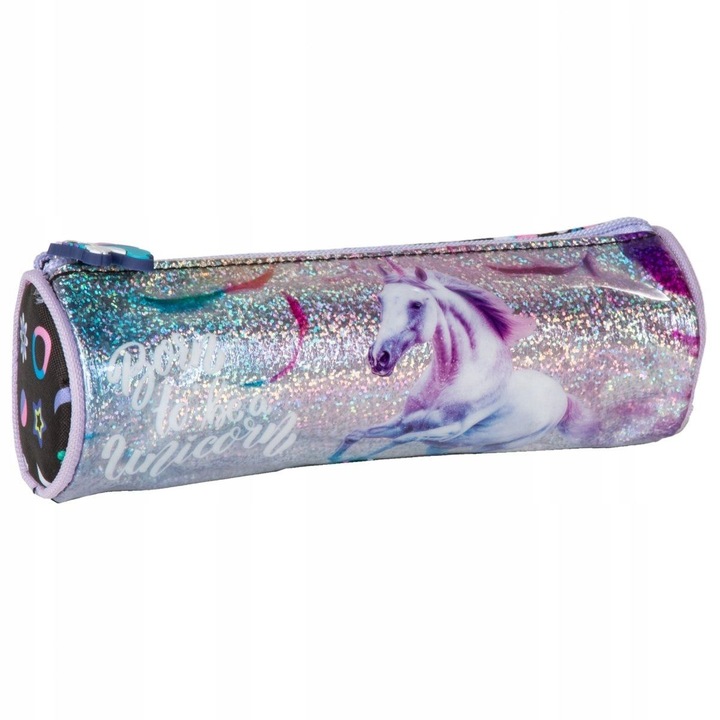 TORNISTER SZKOLNY ZESTAW JEDNOROŻEC DLA DZIEWCZYNKI DO 1 KLASY UNICORN 6cz.