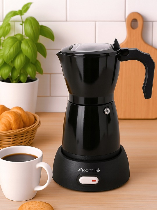 KAWIARKA ELEKTRYCZNA ZAPARZACZ KAWY 300 ml/6 filiżanek ESPRESSO