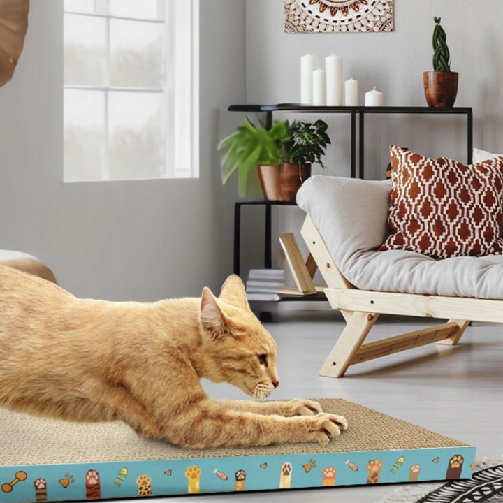 TEKTUROWY DRAPAK dla kota z tektury KOCIMIĘTKA KARTONOWY ekologiczny CATNIP