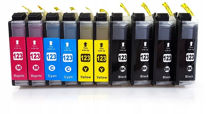 10x Tusze do drukarki BROTHER DCP-J132W DCP-J152W