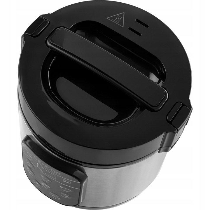 Garnek do gotowania ryżu warzyw RYŻOWAR 0,6L 360W srebrny Sencor SRM