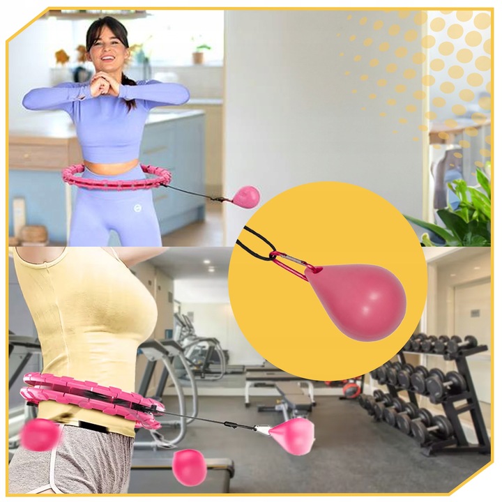 HULA HOP ODCHUDZAJĄCY SMART Z OBCIĄŻNIKIEM OBCIĄŻENIEM HULAHOP ODCHUDZAJĄCE