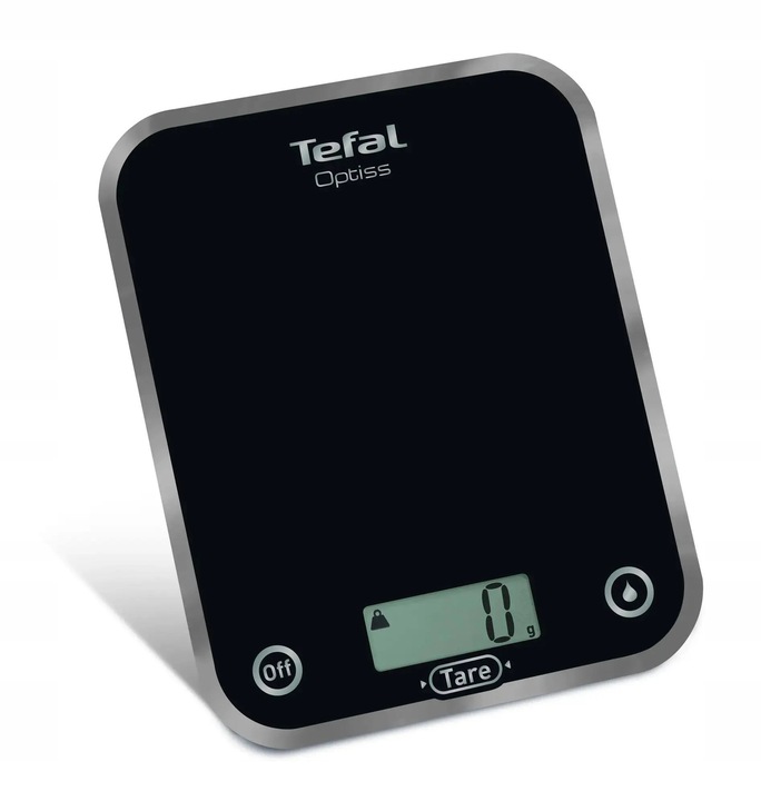 Waga kuchenna Tefal Optiss BC5005V0 Czarne szkło hartowane 5kg do
