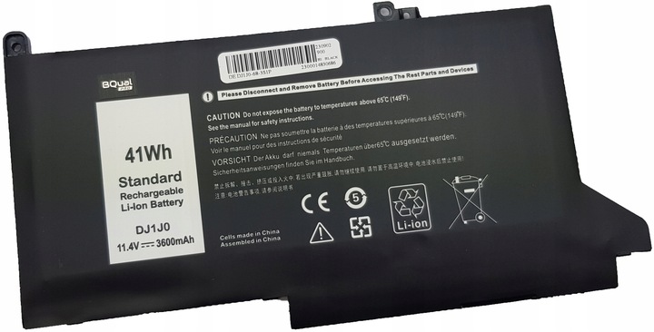 Bateria DJ1J0 Dell Inspiron 13 7390 7280 Latitude 7290 7380 7390 7480 7490