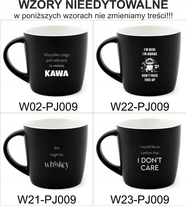 KUBEK CERAMICZNY Z GRAWEREM DO KAWY HERBATY 350 ML z imieniem prezent