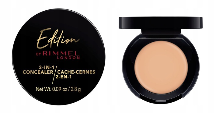 RIMMEL KOREKTOR I PUDER UPIĘKSZAJĄCY ZESTAW DO MAKIJAŻU TWARZY