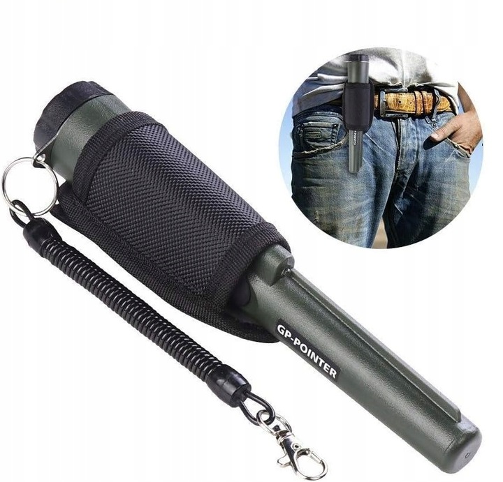 Wykrywacz Metali Detektor Metalu Ręczny GP POINTER Monet Złota z Latarką