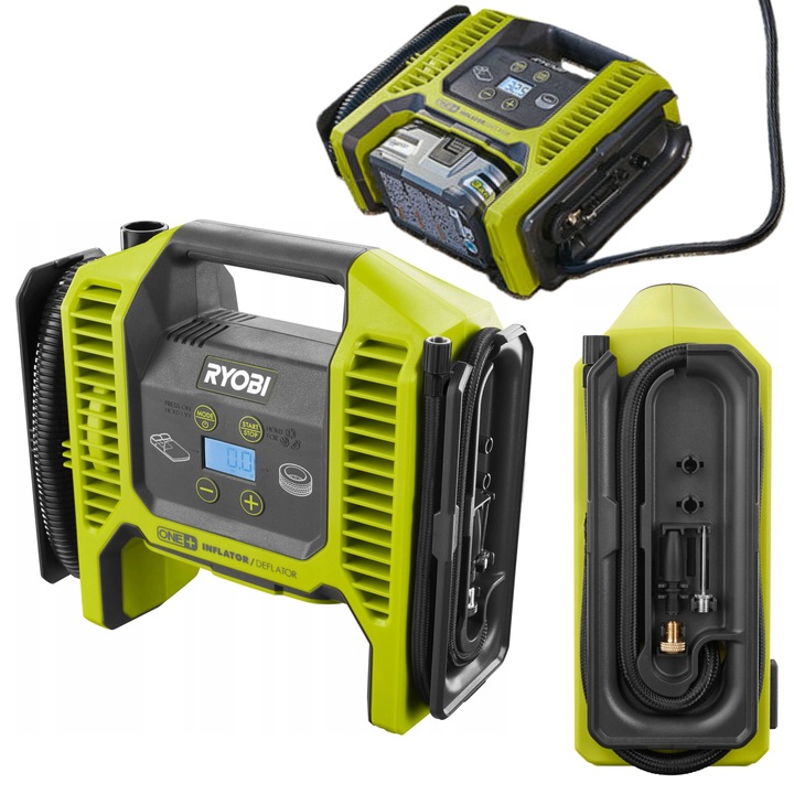 RYOBI KOMPRESOR POMPKA AKUMULATOROWA PROGRAMOWALNY INTERFEJS R18MI-0 18V